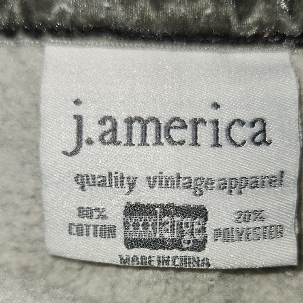 J. America Black and Gray Men's Hoodie - Picture 2 of 3